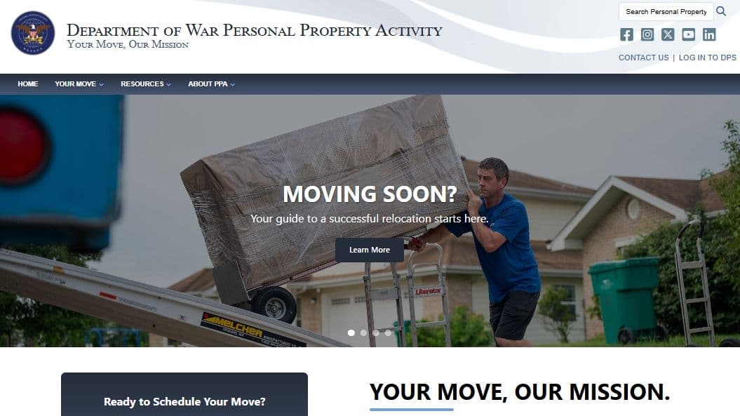 The Military Launches PPA.mil: A New Hub for PCS Moves and Claims